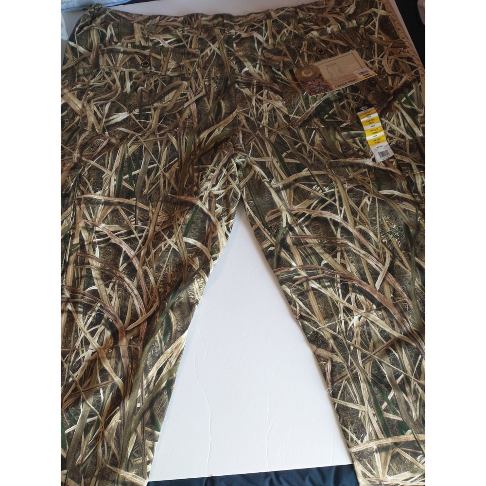Mossy Oak Shadow Grass Blades Camouflage Pant Cargo Camo Hunting Mens XXXL 48-50 - Picture 2 of 12